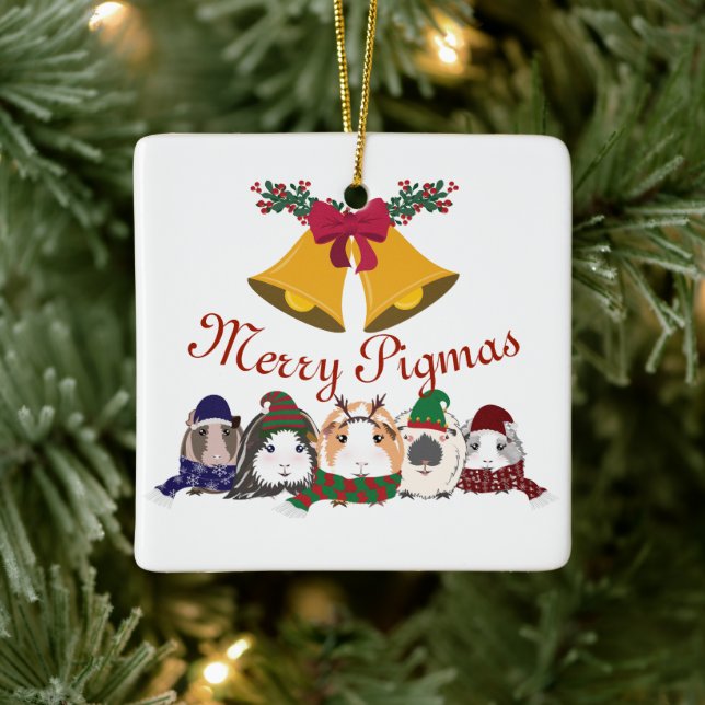 Christmas Ornament Guinea Pigs (Tree)