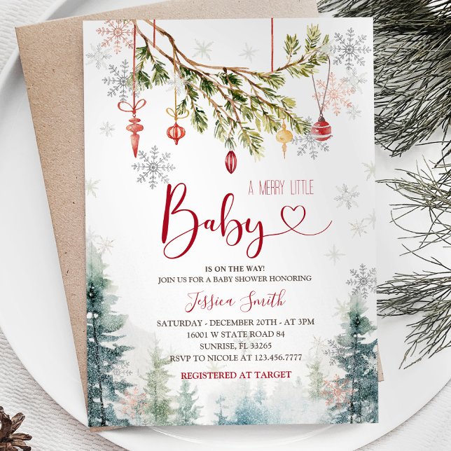 Christmas Ornament Holiday Party Invite (Creator Uploaded)