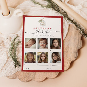 Christmas Ornament How Old Was The Bride Card