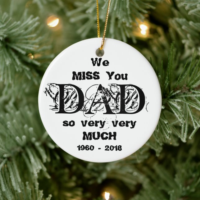 Christmas Ornament In Loving Memory Personalised (Tree)