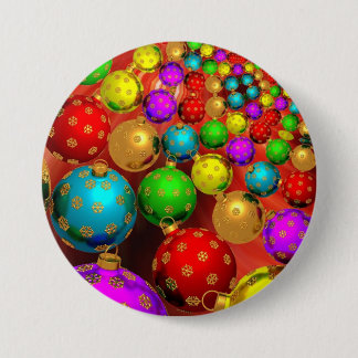 Christmas Ornament Jamboree 7.5 Cm Round Badge