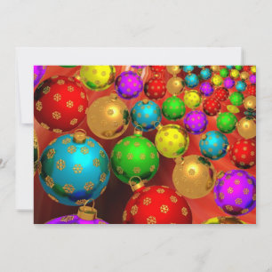 Christmas Ornament Jamboree  Holiday Card