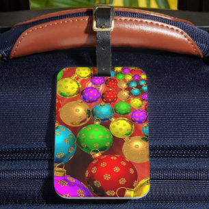 Christmas Ornament Jamboree Luggage Tag