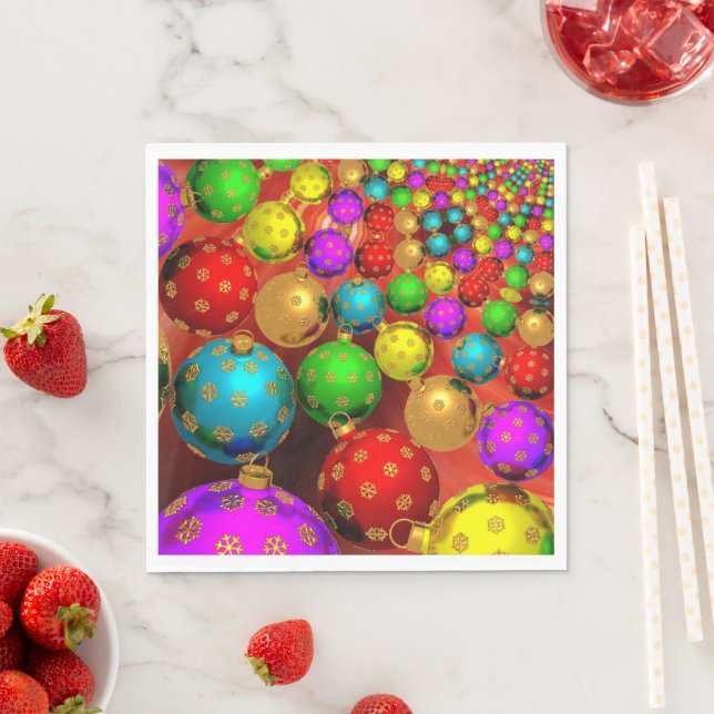 Christmas Ornament Jamboree  Napkin (Insitu)