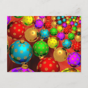 Christmas Ornament Jamboree Postcard