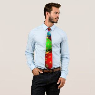 Christmas Ornament Jamboree Tie