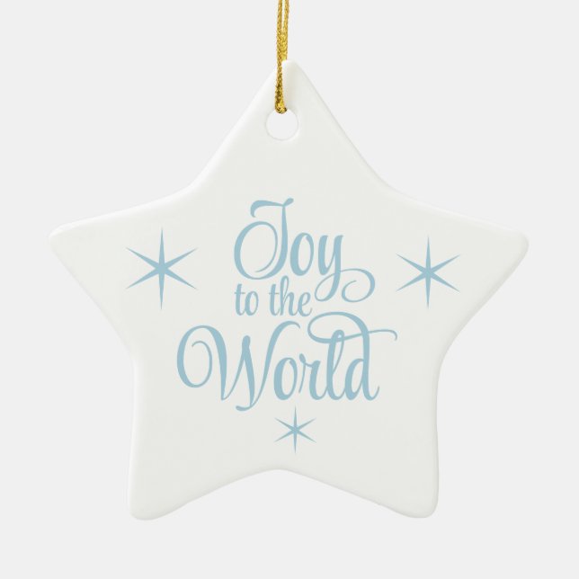 Christmas Ornament Joy to the World (Front)