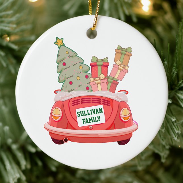 Christmas Ornament Keepsake with Family Car (Creator Uploaded)