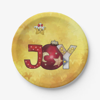 Christmas ornament paper plate