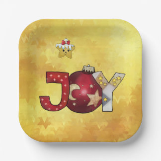 Christmas ornament paper plate