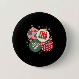 Christmas Ornament Peds Crew Pediatric Nurse Xmas  6 Cm Round Badge