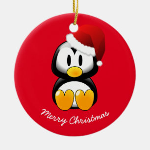 Christmas Ornament-Penguin Ceramic Tree Decoration