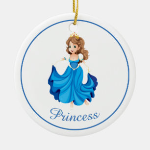 Christmas Ornament-Princess Ceramic Ornament