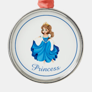 Christmas Ornament-Princess Metal Ornament
