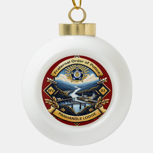 Christmas Ornament (Red) (Front)