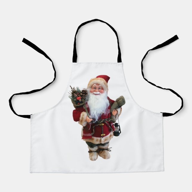 Christmas ornament Santa Claus doll Apron (Front)