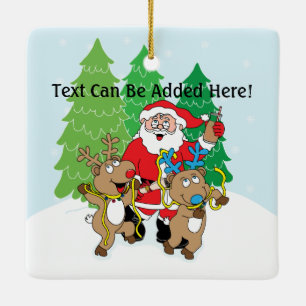 Christmas Ornament "Santa" Personalise