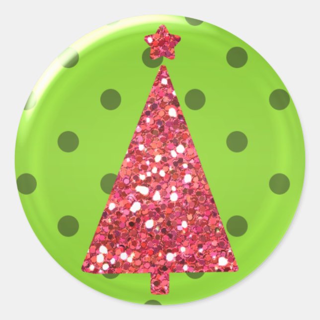 Christmas Ornament Tree Sticker (Front)