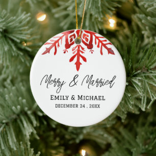 Christmas Ornament Wedding Favour