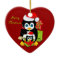 Christmas ornament With Penguin Mum and Baby