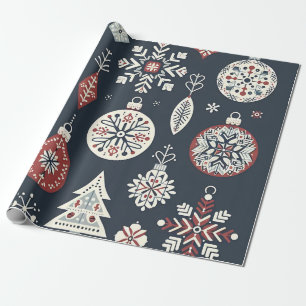 Christmas Ornament Wrapping Paper