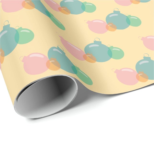 Christmas Ornament Wrapping Paper (Roll Corner)