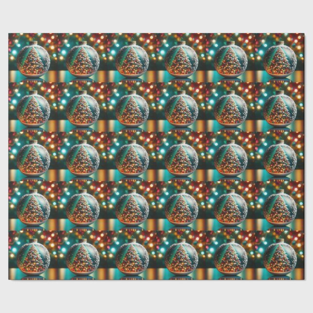 Christmas Ornament Wrapping Paper (Seam)