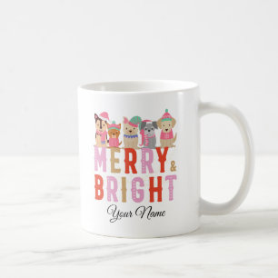 Christmas, ornaments 07 Merry and Bright Coffee Mug