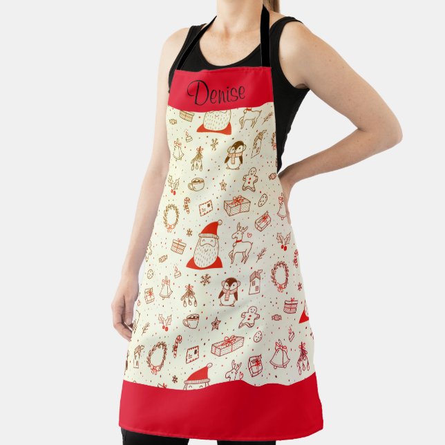 Christmas Ornaments Apron (Insitu)