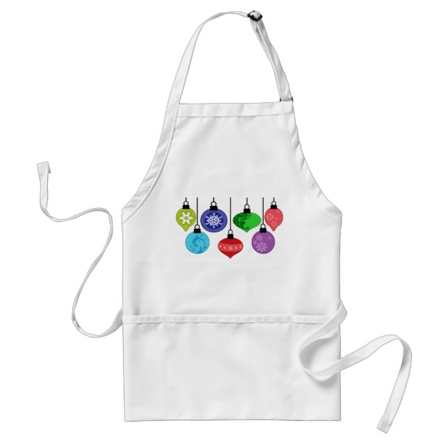 Christmas Ornaments Apron (Front)