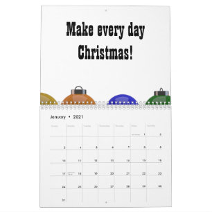 Christmas Ornaments Calendar