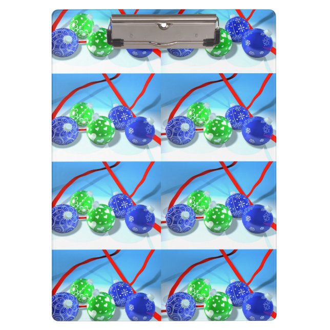 Christmas ornaments clipboard (Front)