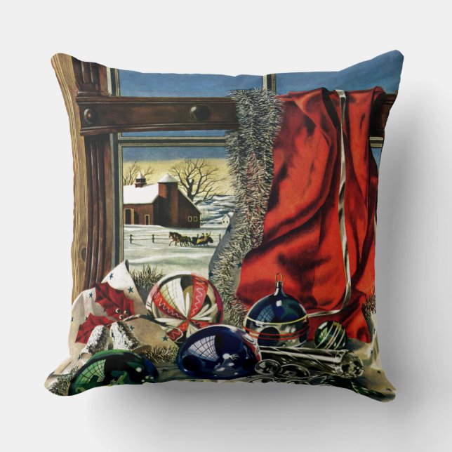 Christmas Ornaments Cushion (Front)