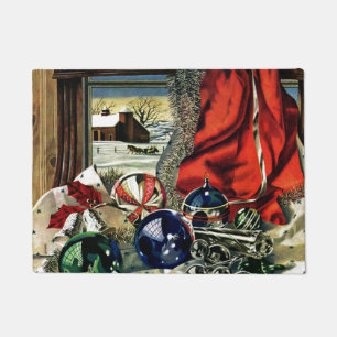 Christmas Ornaments Doormat