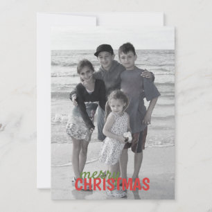 Christmas Ornaments Double Sided Photo Card