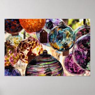 Christmas Ornaments Glass -Poster Poster