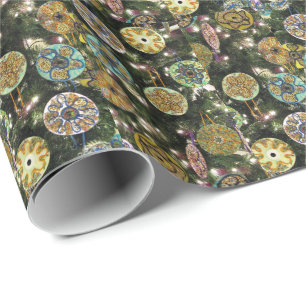 Christmas ornaments Glossy Wrapping Paper, 30"x 6' Paper