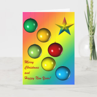 Christmas Ornaments Greeting Cards