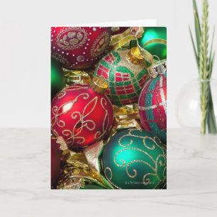 Christmas Ornaments Holiday Card