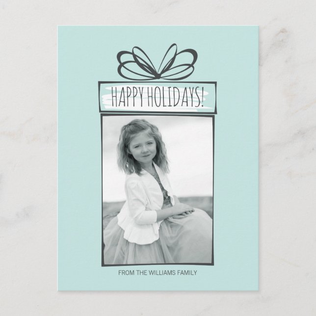 Christmas Ornaments Holiday Photo Postcard (Front)