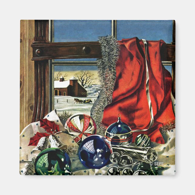 Christmas Ornaments Magnet (Front)