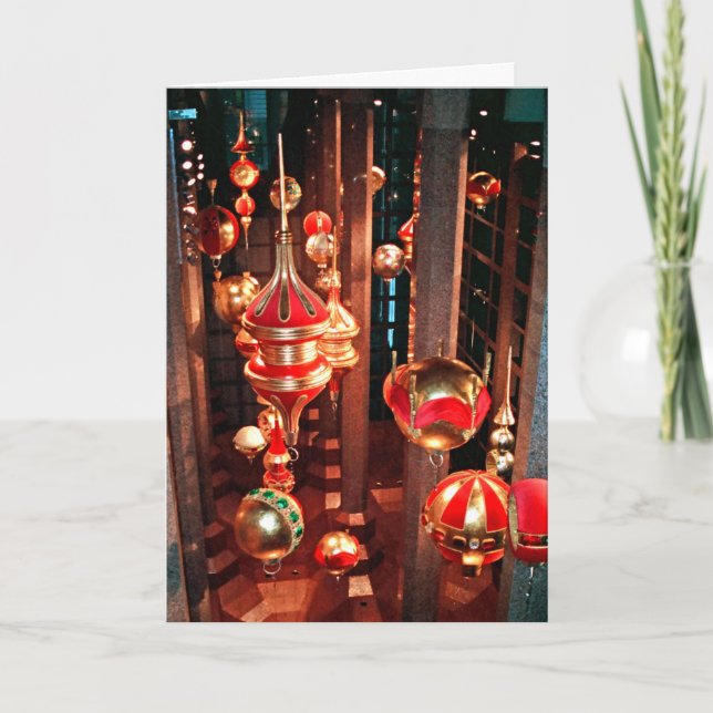 Christmas Ornaments, NYC -  Card (Front)