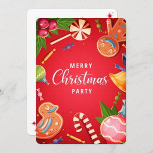 Christmas Ornaments Party Invitation