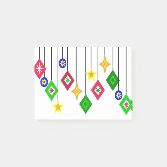 Christmas Ornaments  Post-it Notes (Front)