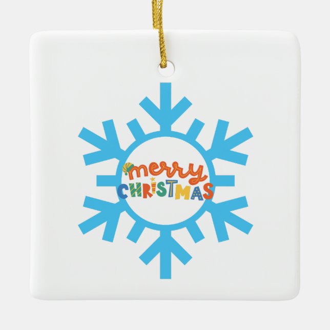 Christmas, ornaments snowflake 14 (Front)