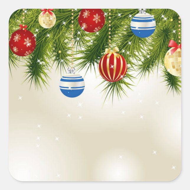 Christmas Ornaments Sticker Pack (Front)