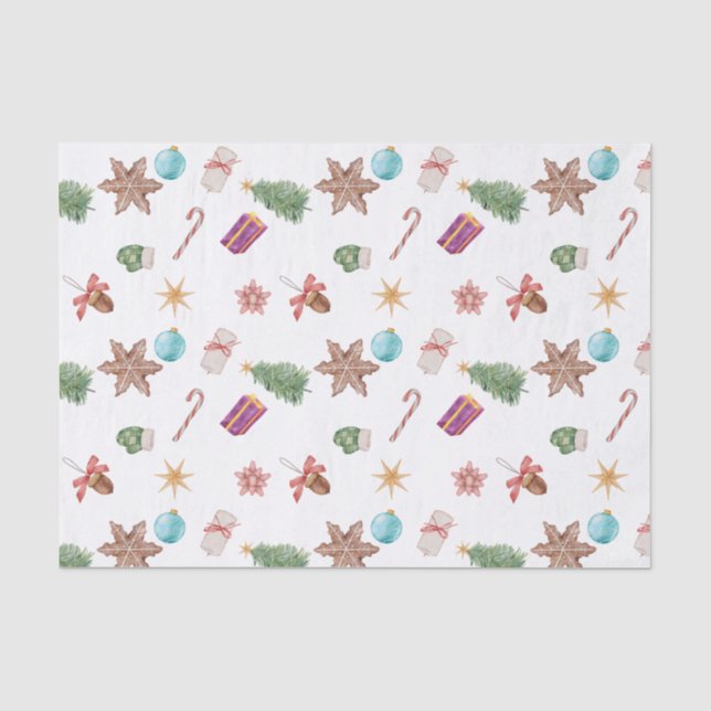 Christmas ornaments tissue paper (Front)