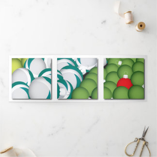 Christmas Ornaments Tri-Fold Card
