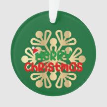 Christmas, ornaments with snowflake 02