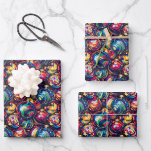 Christmas Ornaments Wrapping Paper